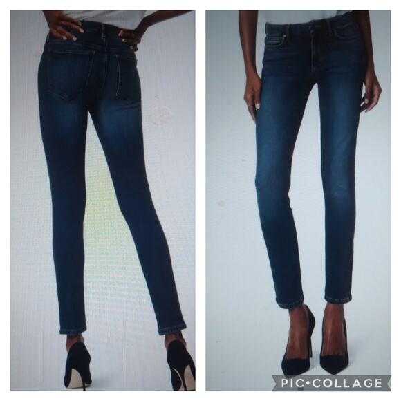 J533 Joe's Jeans 9" Rise Indigo Skinny 26 - Picture 1 of 7